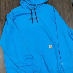 Carhartt Men's Bright Blue Hoodie